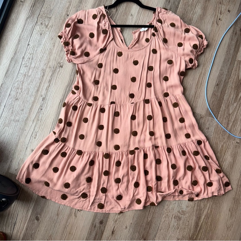 Pink Polka Dot Dress